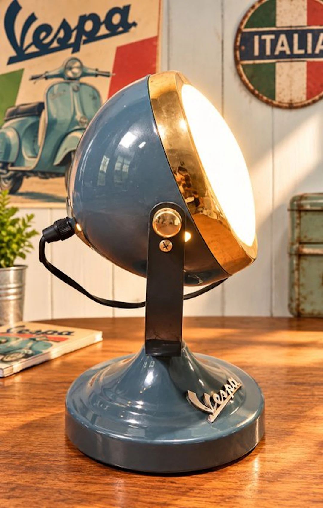 Lamp - Metal, Glass, Plastic