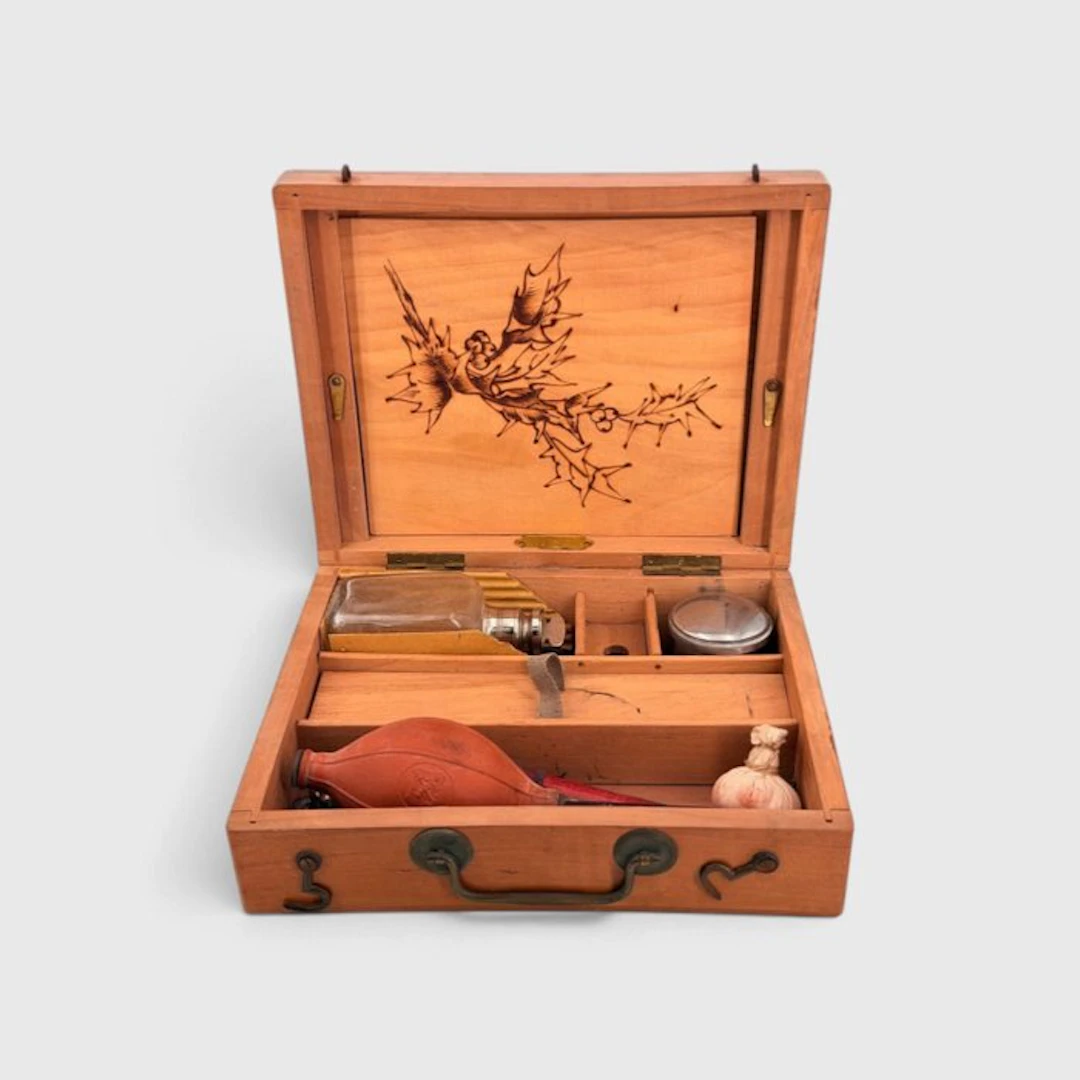 Lefranc - Box - Paris - Wood, Brass - Naturalist's profession