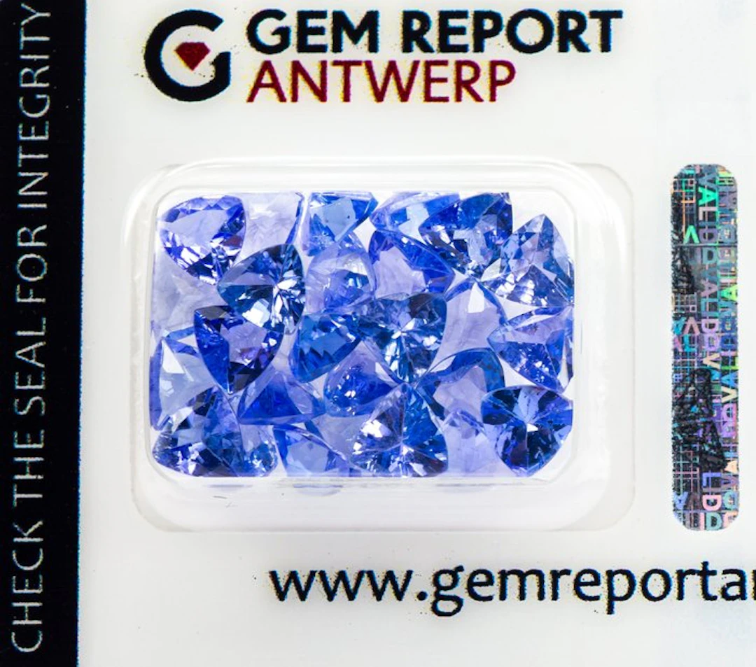 No reserve price - 26 pcs Tanzanite - 9.88 ct - Gem...