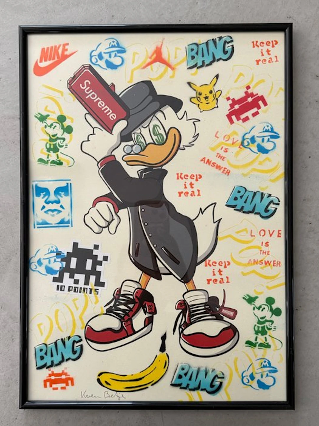 Koen Betjes (1992) - Scrooge McDuck Collage x POP and StreetArt