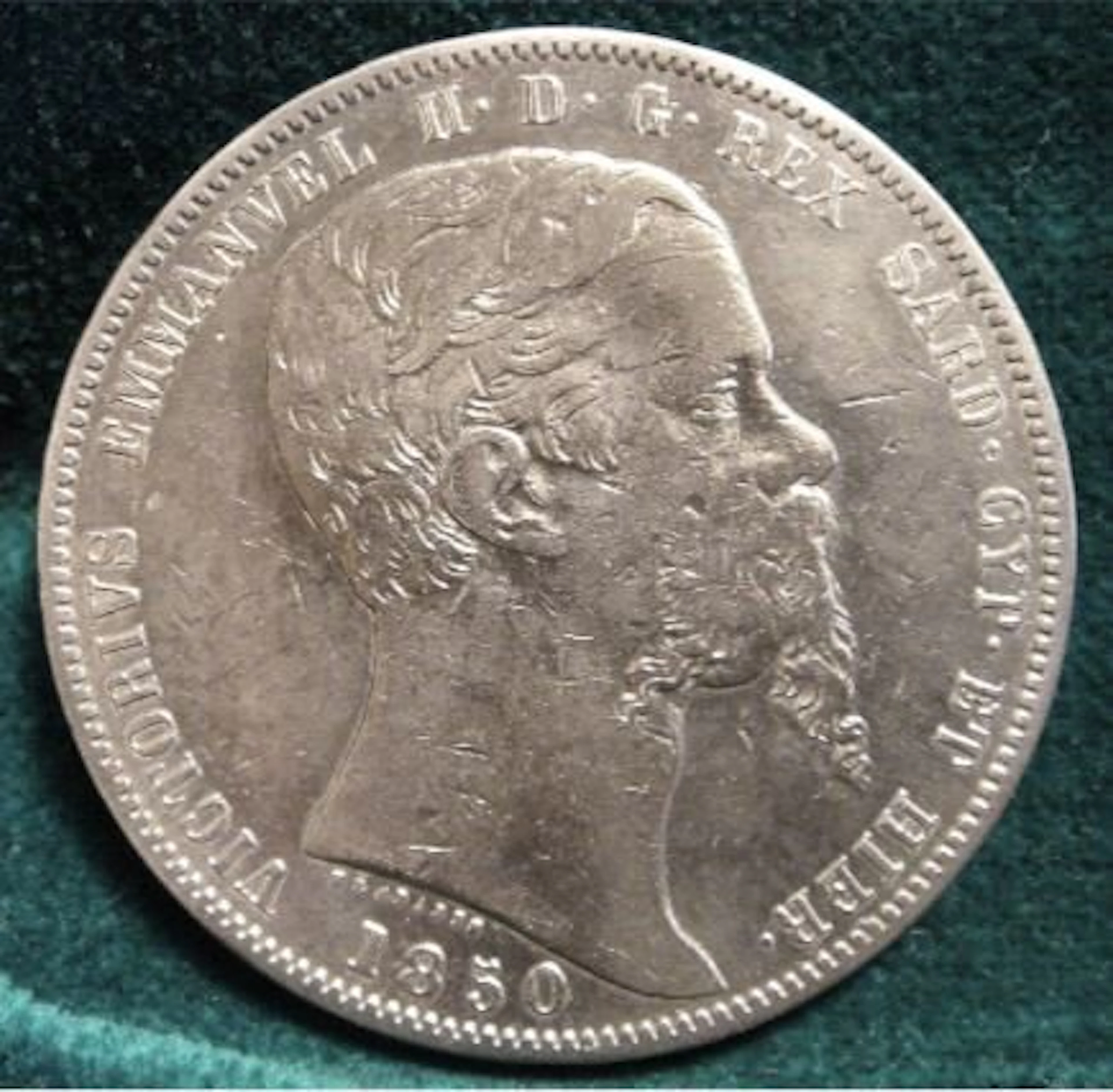 Italy, Kingdom of Sardinia Vittorio Emanuele II
