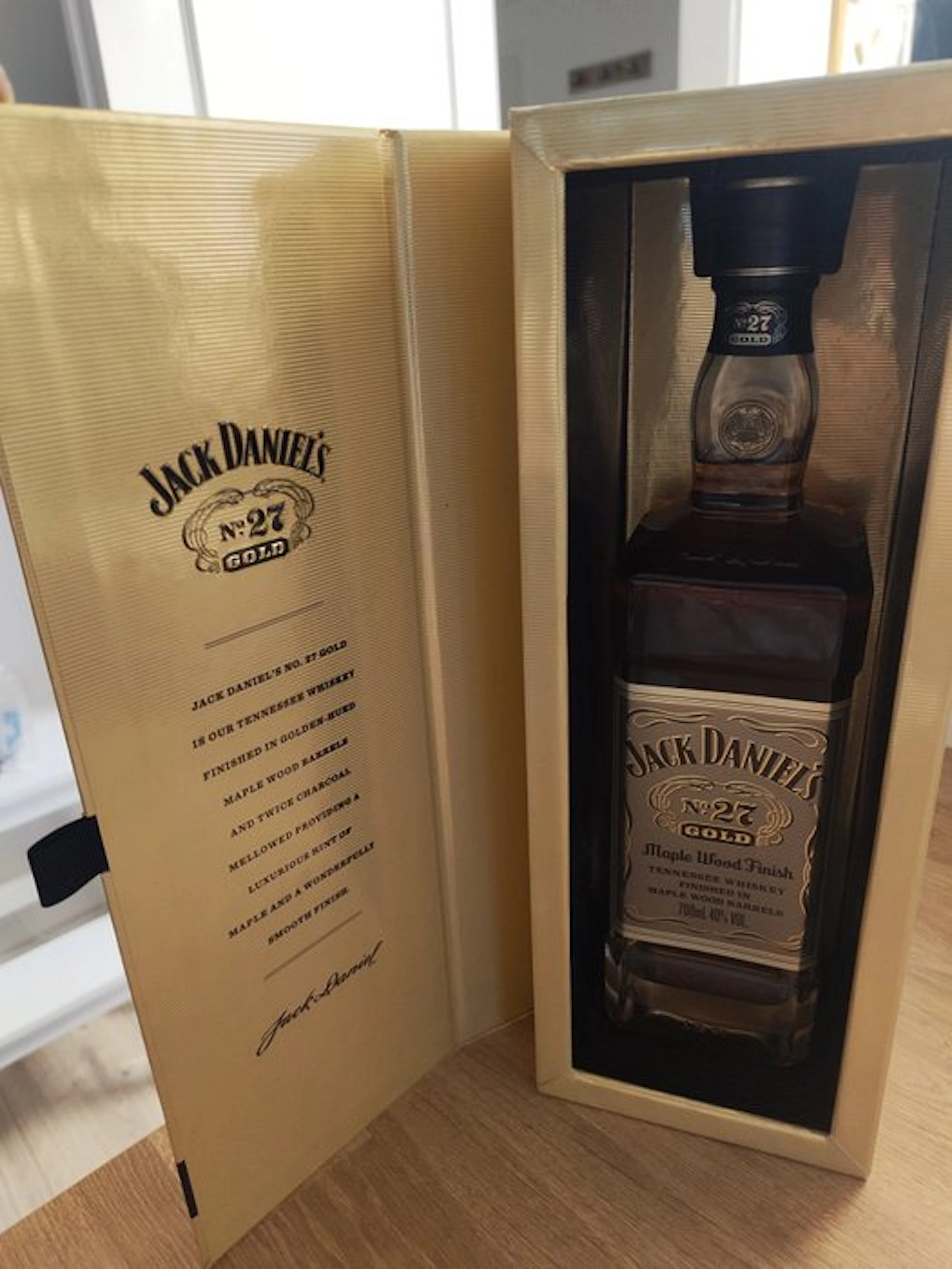 Jack Daniel's No 27 Gold - Maple Wood Finish - 70cl