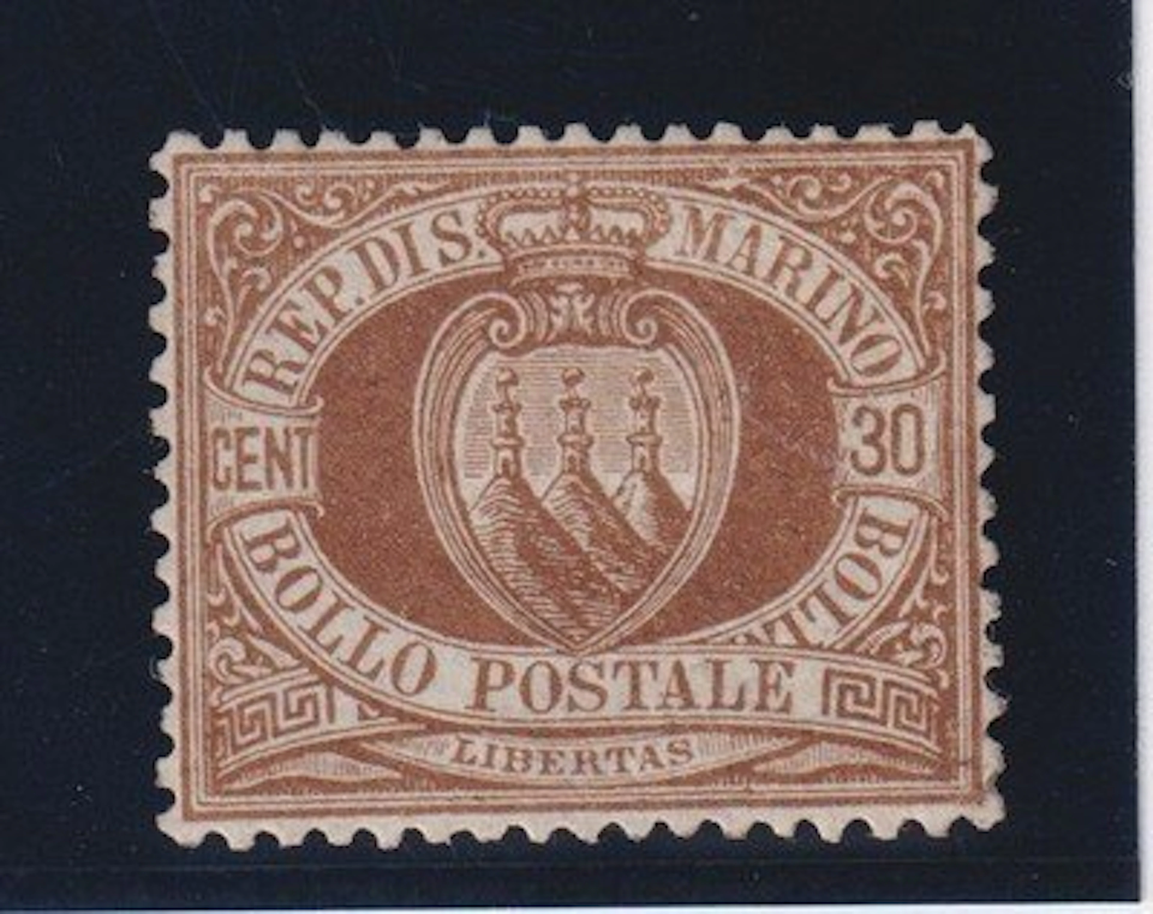 San Marino 1877 - 30 Cent