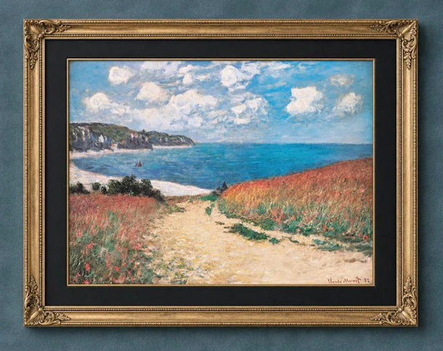 Claude Monet (1840–1926) (after) - "Path Through the Corn at Pourville, 1882"