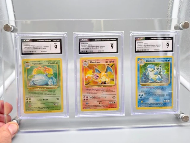 Pokémon - 3 Graded card - Venusaur