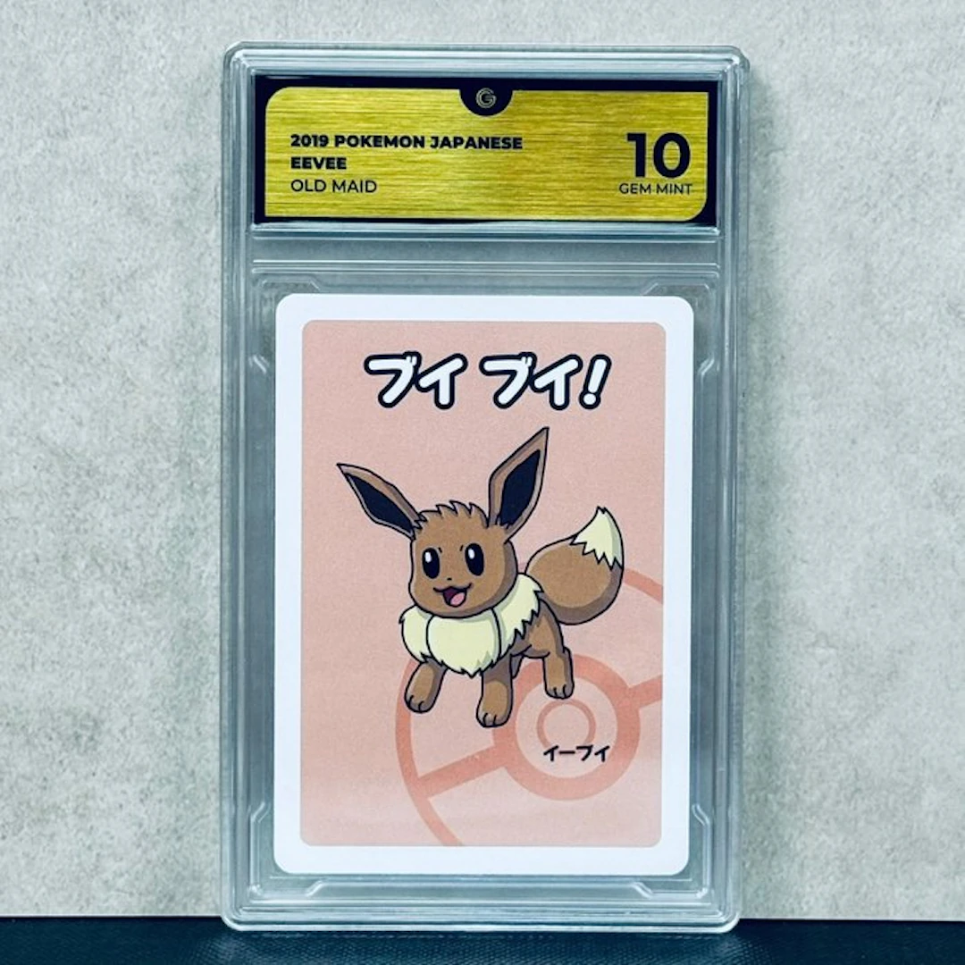 Pokémon Graded card - Eevee 2019 Pokemon Japanese Old Maid - Pokémon - GG 10