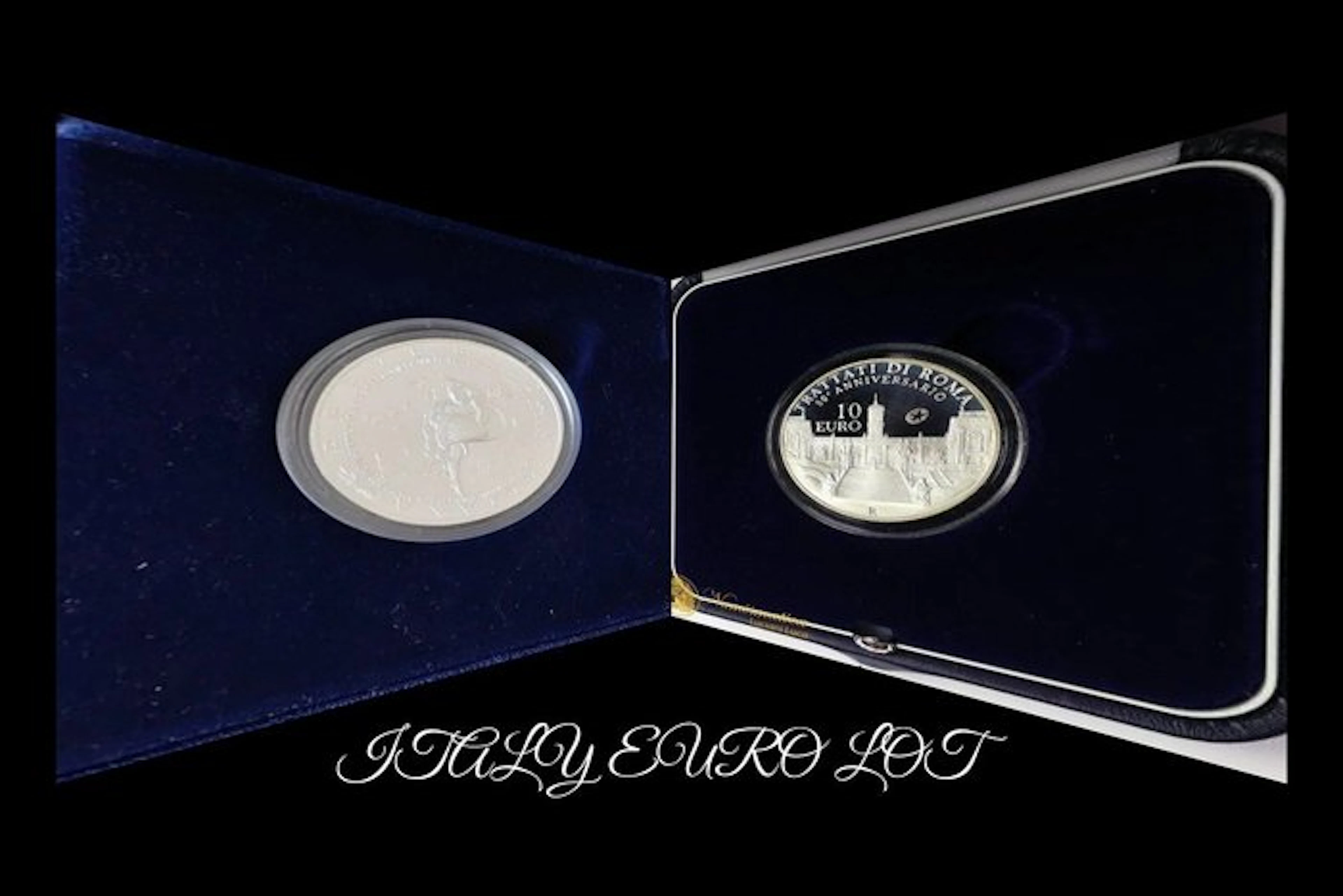 Italy. 10 Euro 2003/2007 "Trattati di Roma" + "Presidenza...