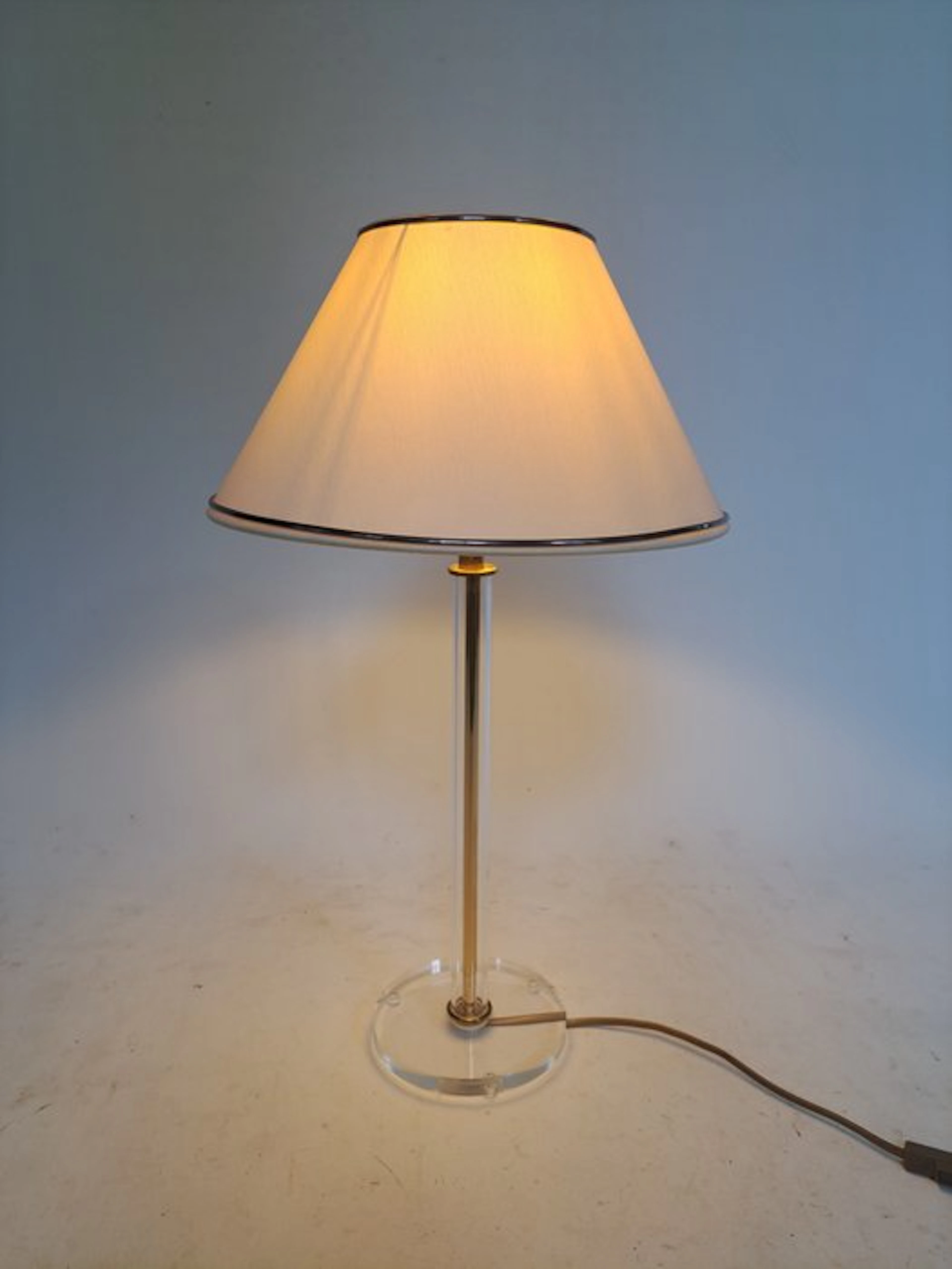 Table lamp - Metal, Textile, acrylic glass