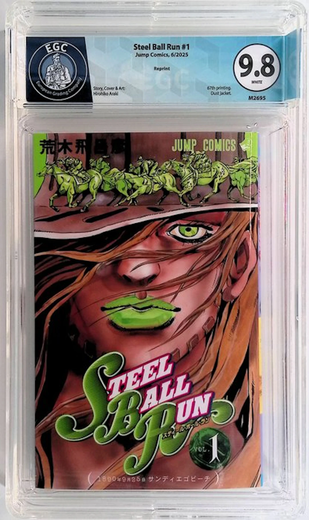 Steel Ball Run #1 - EGC 9.8 - 1 Graded comic - Reprint - 2025