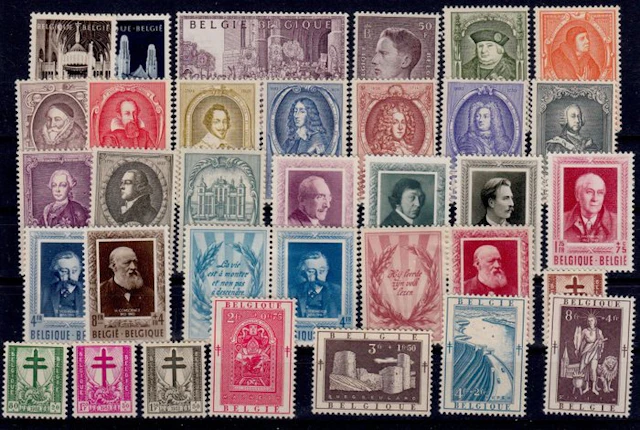 Belgium 1952 - the full year 1952 - OBP : 876/907 + BL 30
