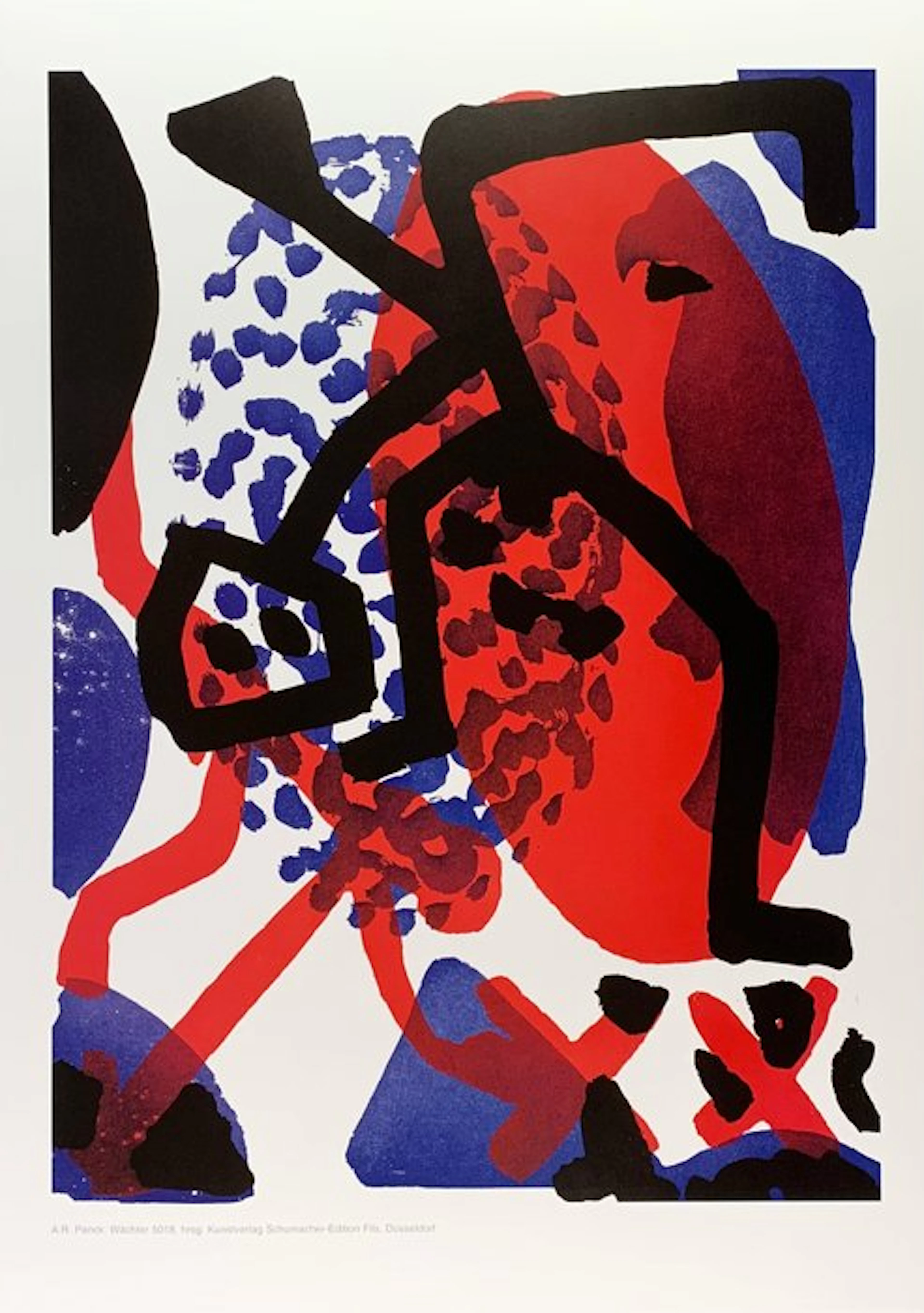 A. R. Penck - Wächter I - Guardian I - Contemporary Art Artprint - 70 x 50 cm