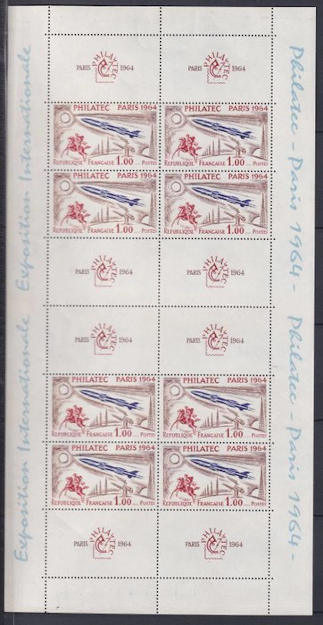 France 1964 - neuf sans charnière, superbe bloc philatec - Yvert bloc n°6