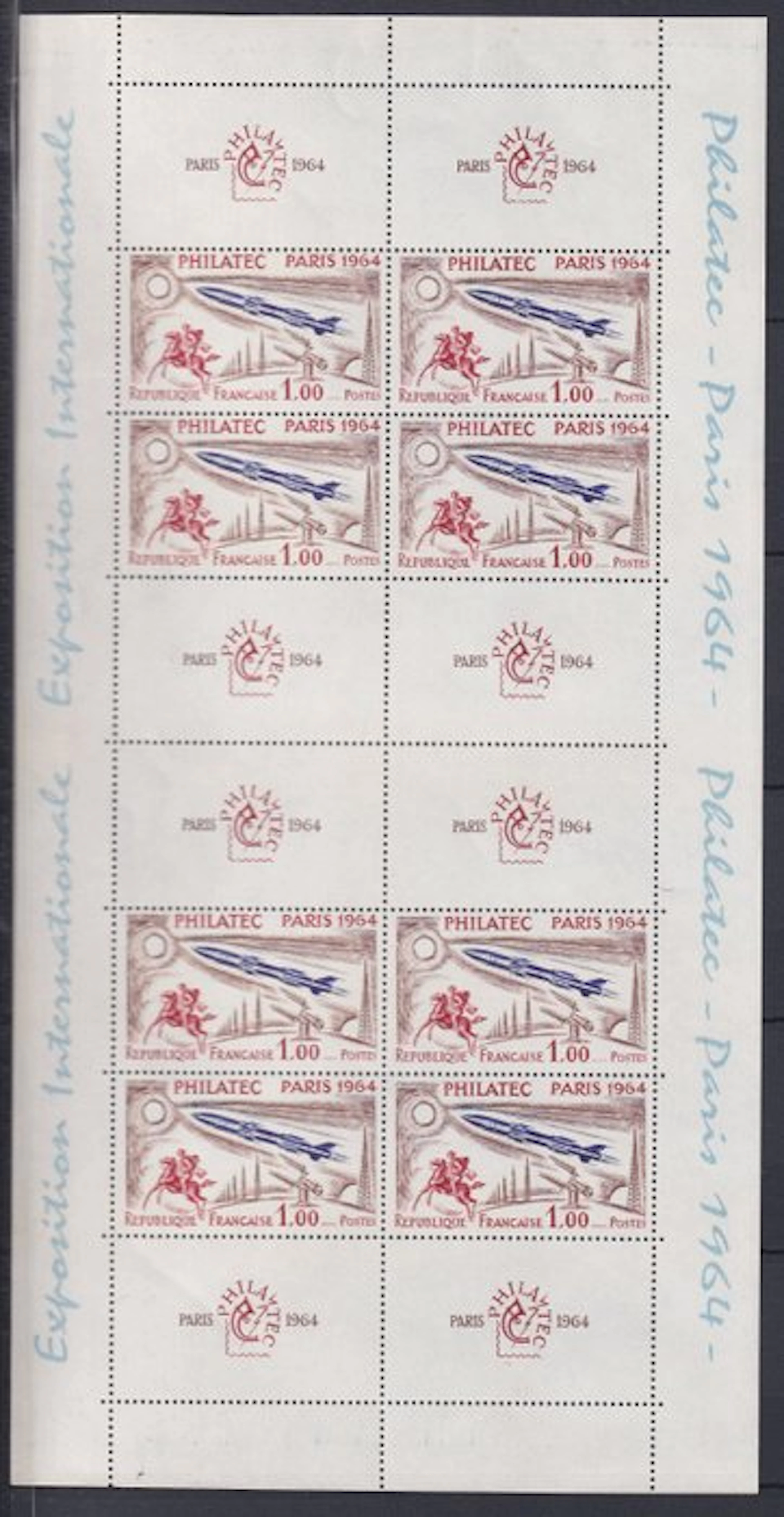 France 1964 - neuf sans charnière, superbe bloc philatec - Yvert bloc n°6