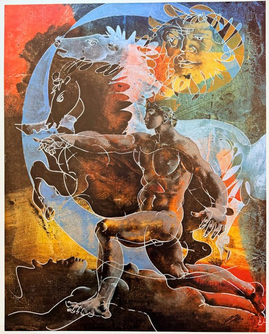 Hans Erni (1909 - 2015) - Le Char d'Apollon