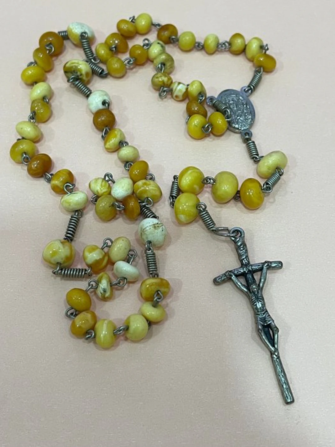 Rosary - Amber - 1960-1970 - amber rosary