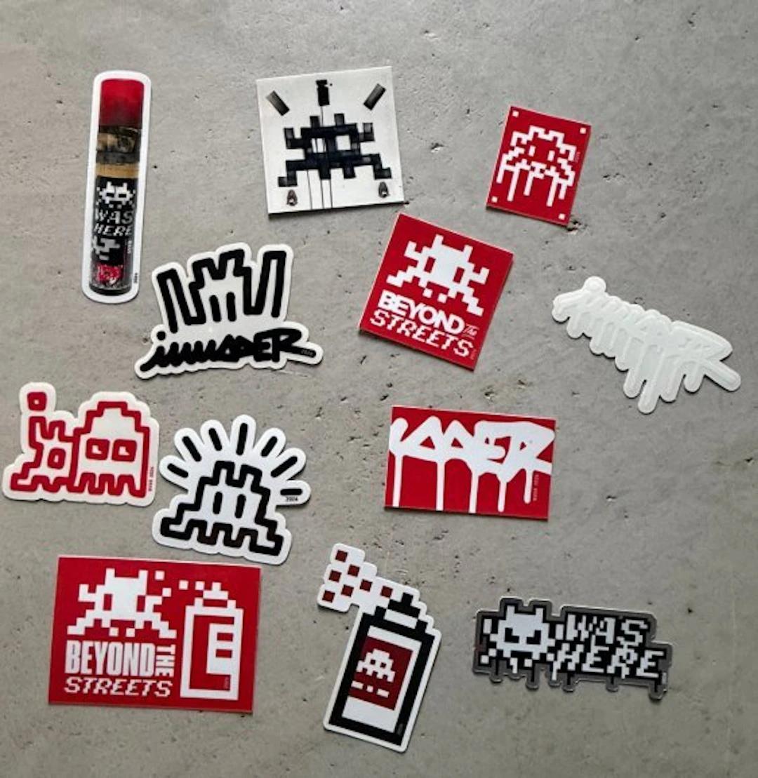 Invader (1969) - Invader Sticker Pack - Beyond the Streets Paris