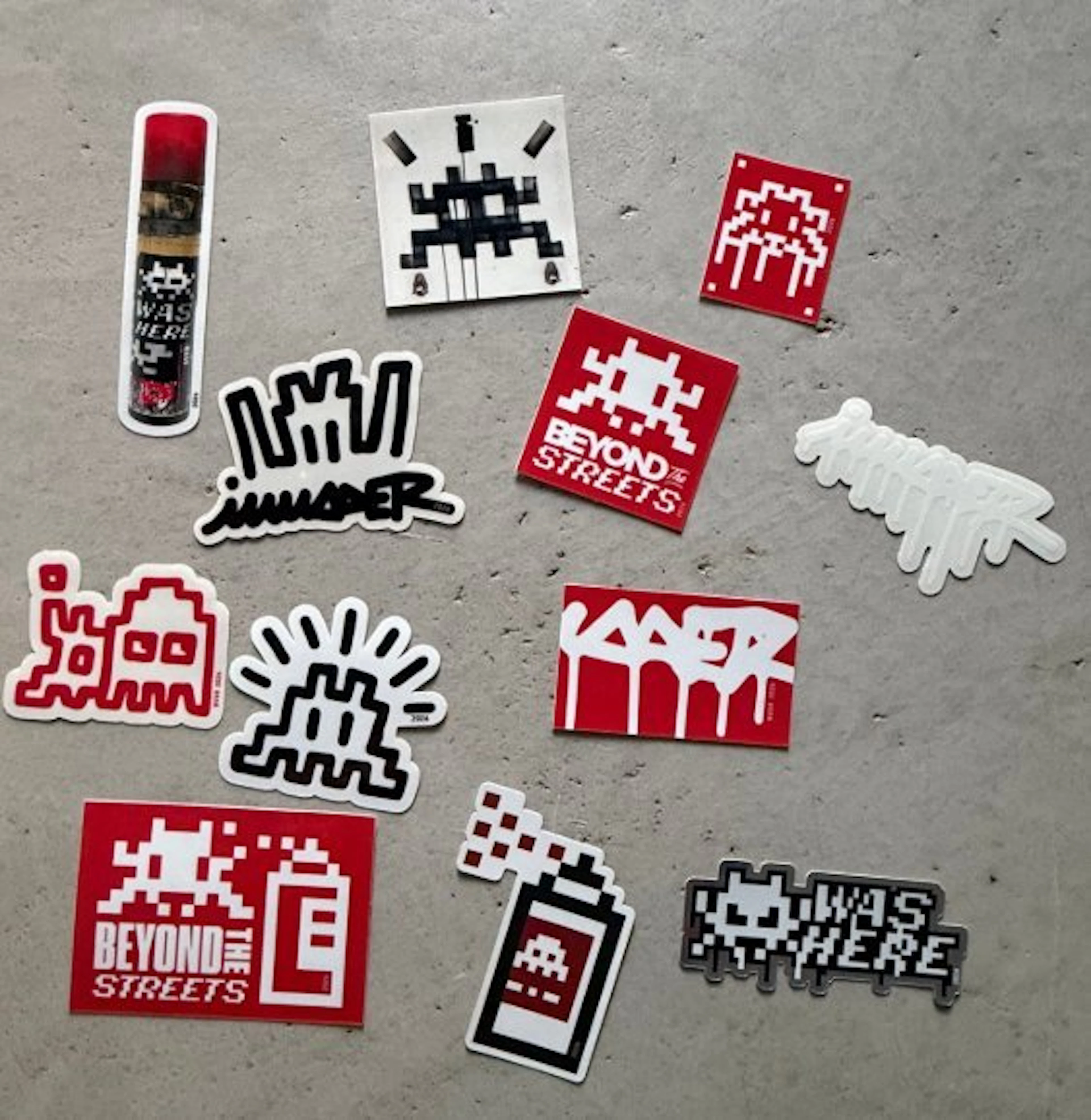 Invader (1969) - Invader Sticker Pack - Beyond the Streets Paris