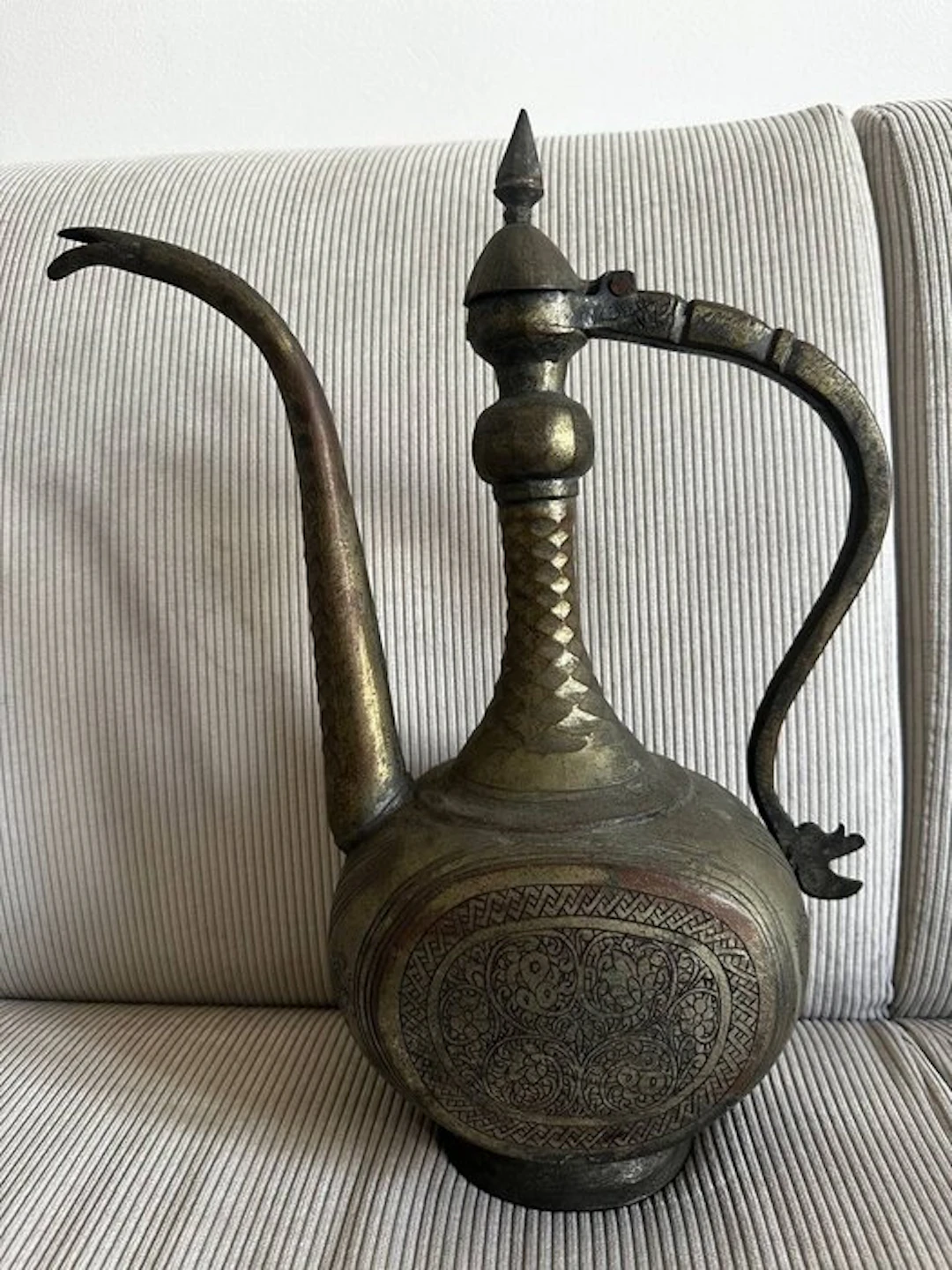 Aftaba pitcher - Middle East - Qajar dynasty (1796–1925)
