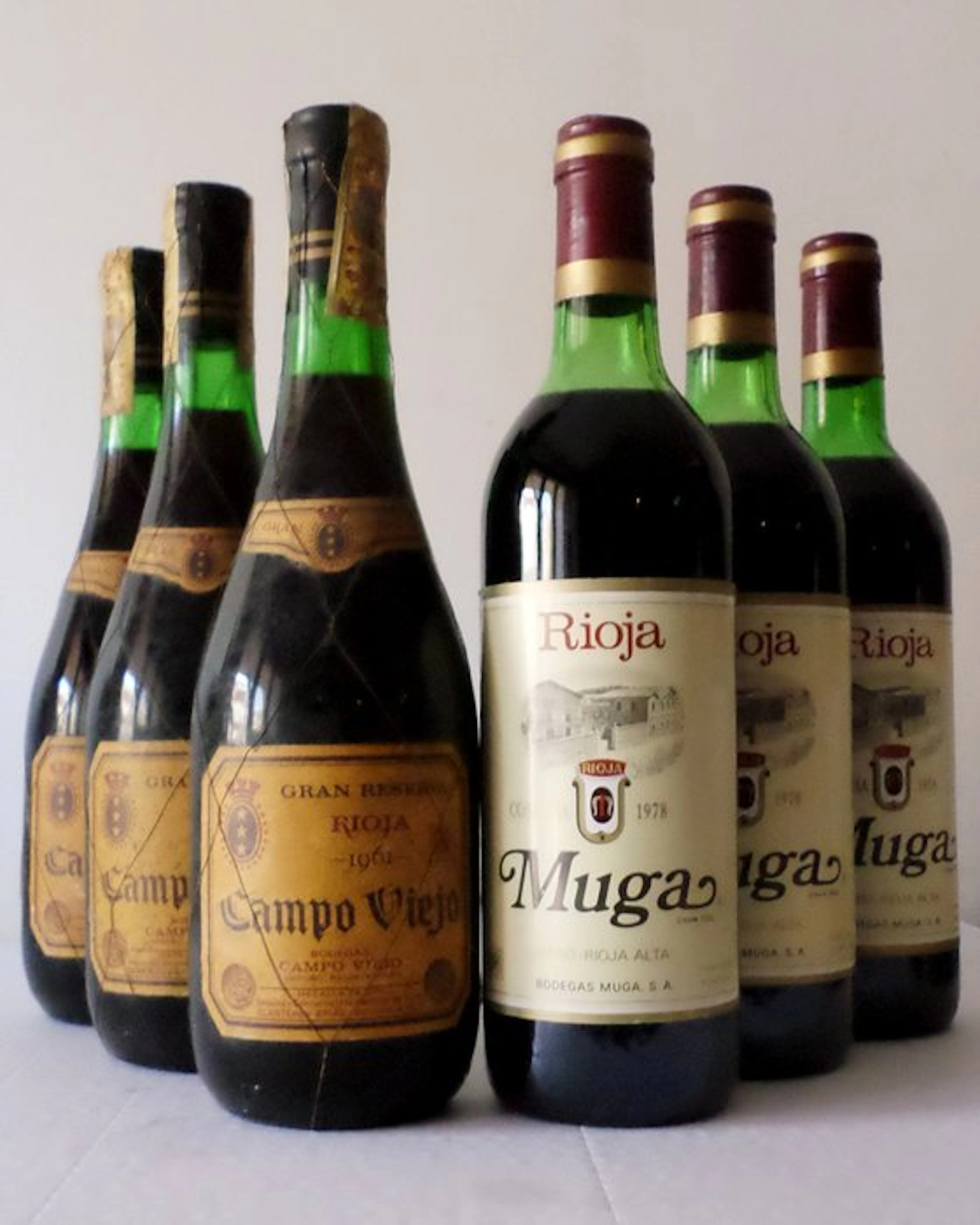 1961 Bodegas Campo Viejo (x3) & 1978 Bodegas Muga (x3) - Rioja Reserva