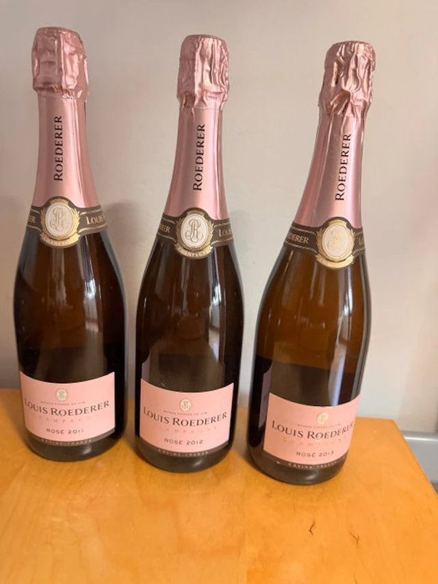 2011 Louis Roederer - Champagne Rosé - 3 Bottles (0.75L)