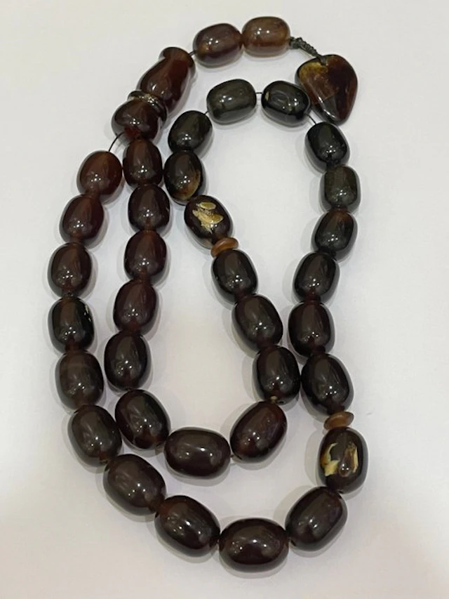amber rosary - Necklace - Amber prayer beads