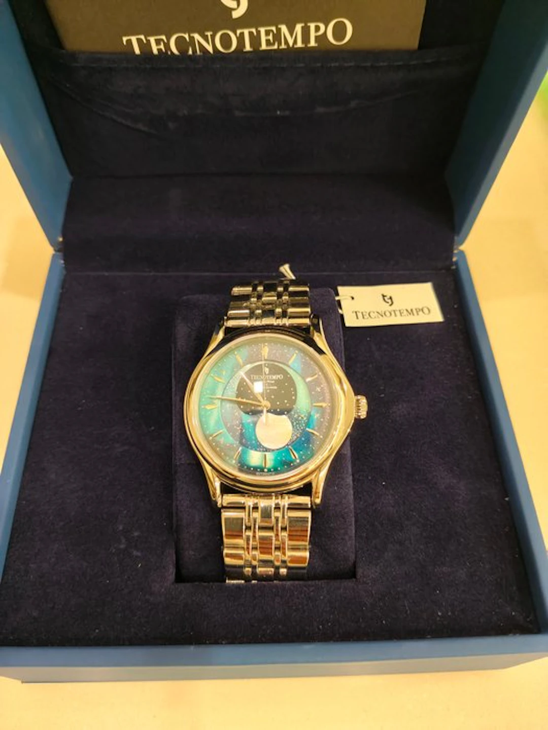 Tecnotempo - Automatic Moon phase & aurora Borealis...