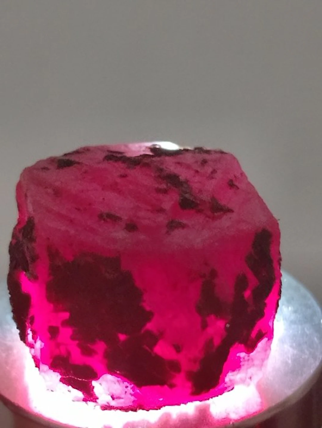 Ruby Rough - Height: 2 cm - Width: 1.5 cm- 18.43 g - (1)