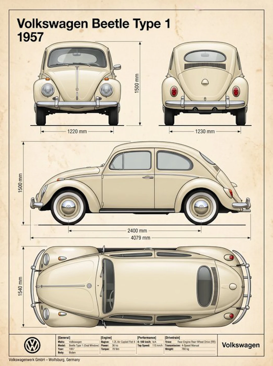 Shmidt.Art - Volkswagen - Volkswagen Beetle Type 1 - 2020s
