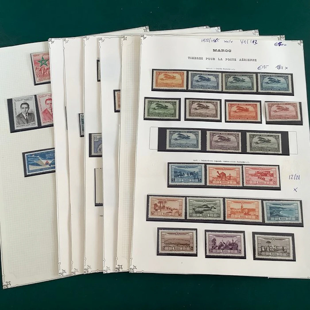 Morocco 1922/1965 - Complete collection of airmail on...