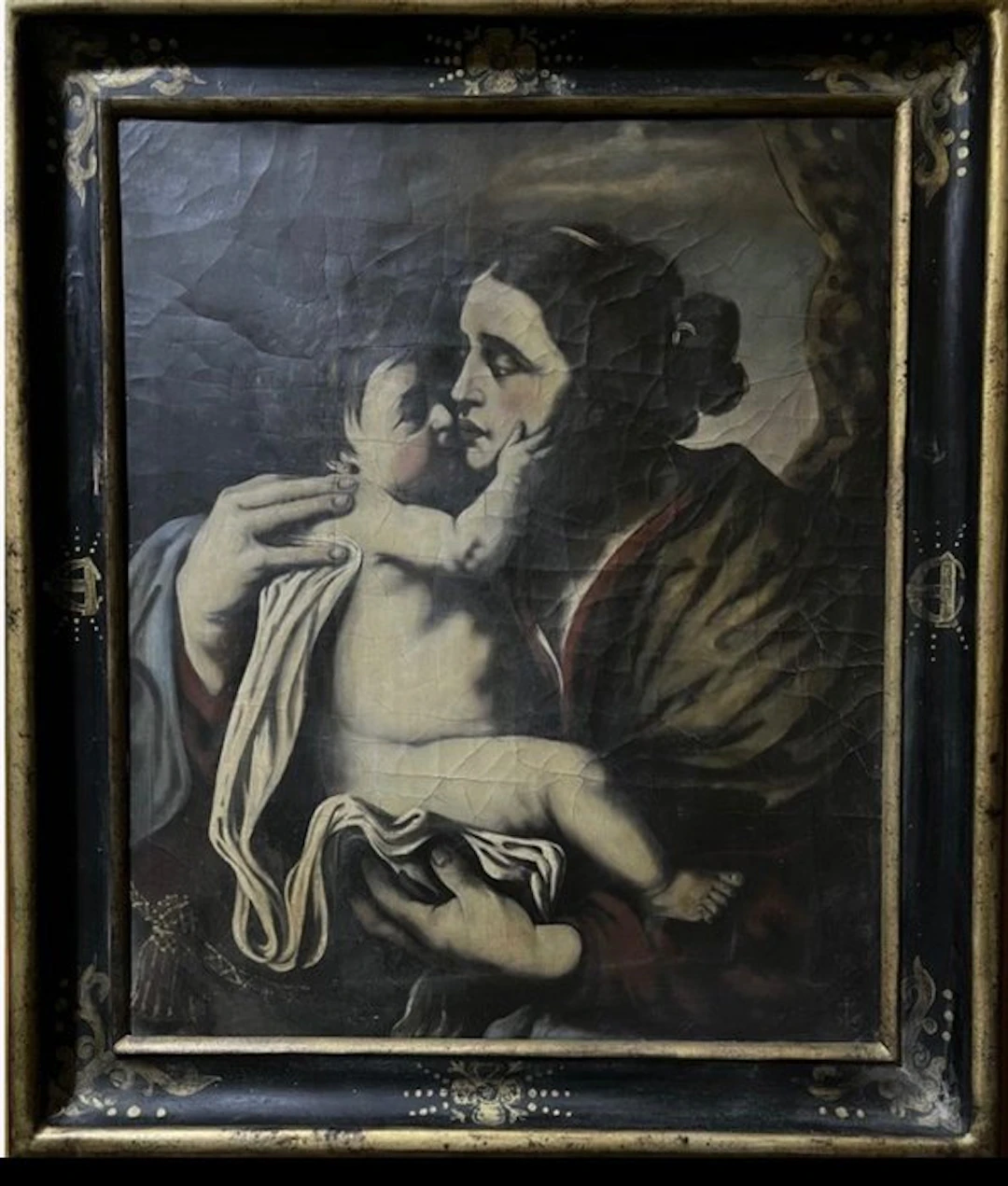 Italian school (XIX) - Madonna con bambino