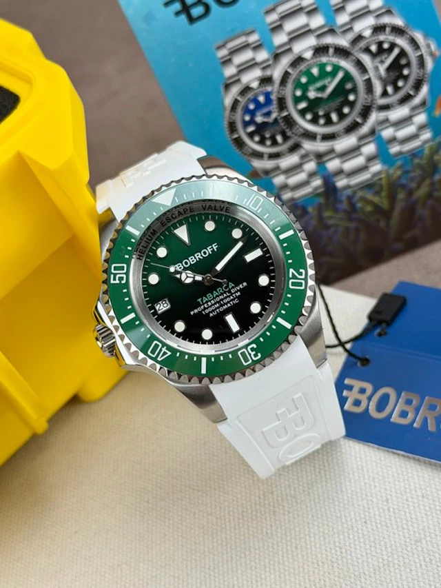 Bobroff - Tabarca Left crown Date Green - BF0002ibv-BFSTB - Men - 2020-2025