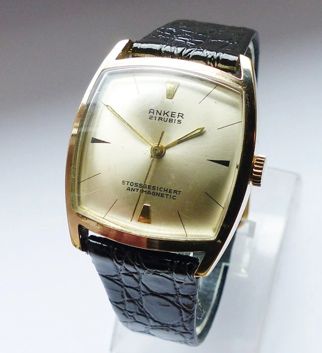 Anker - Classic Tonneau Art-deco 17Rubis - No reserve...