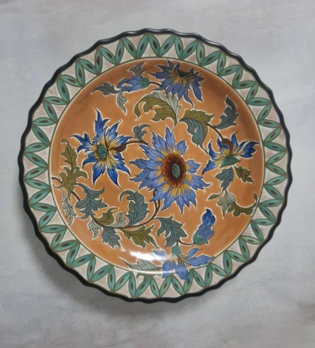 Plateelbakkerij Zuid-Holland - Plate - Ceramic - UNICA GOUDA - Diameter 38 cm