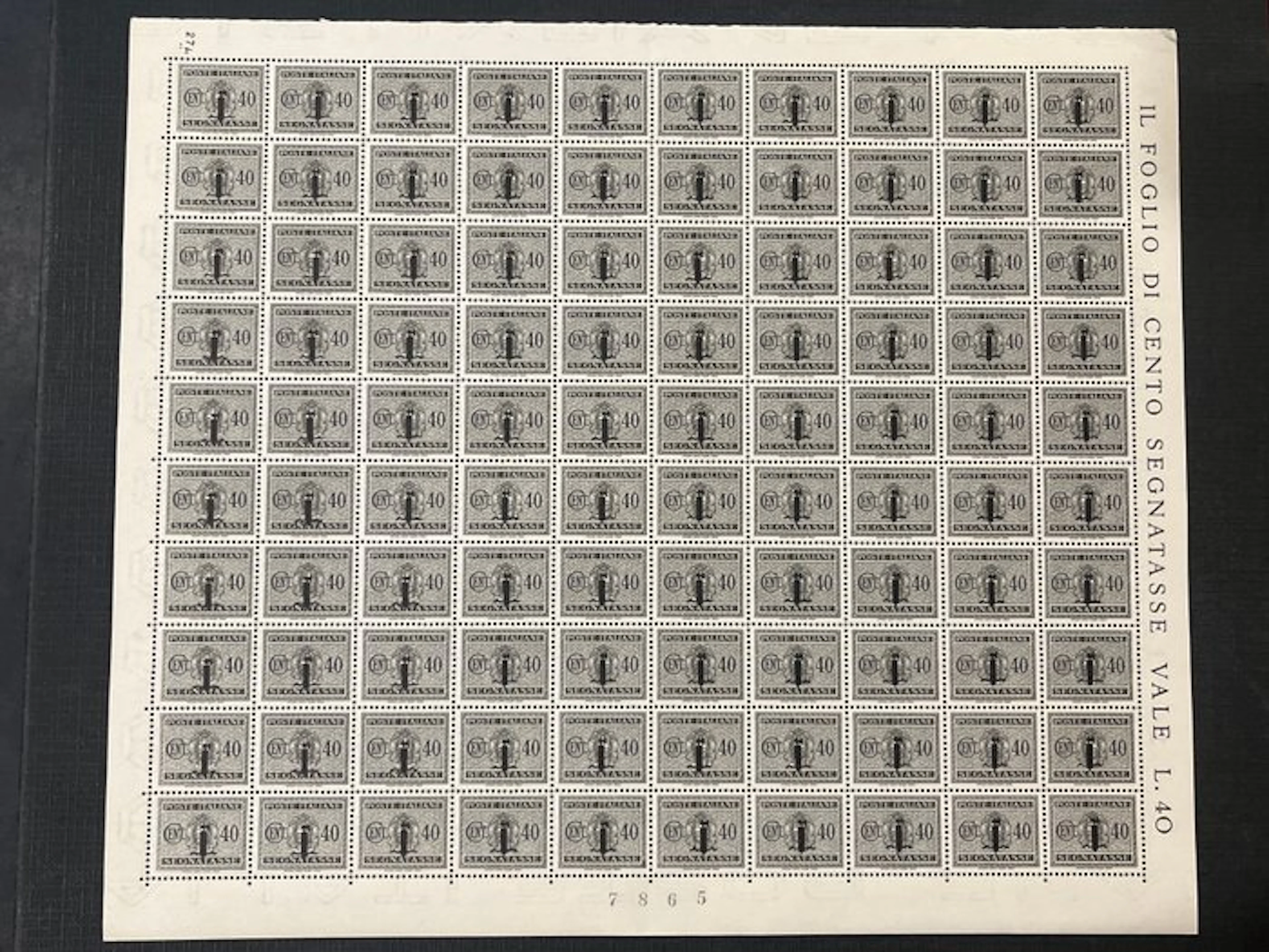 Italy 1944 - RSI overprint