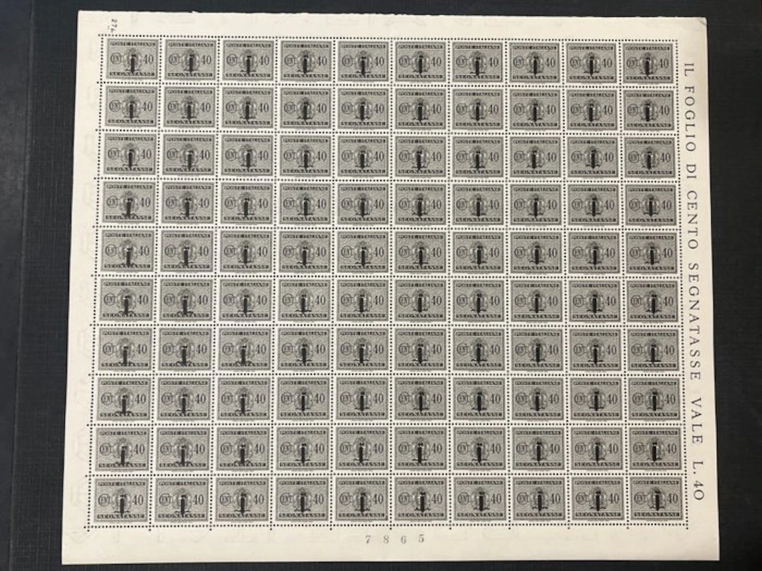 Italy 1944 - RSI overprint