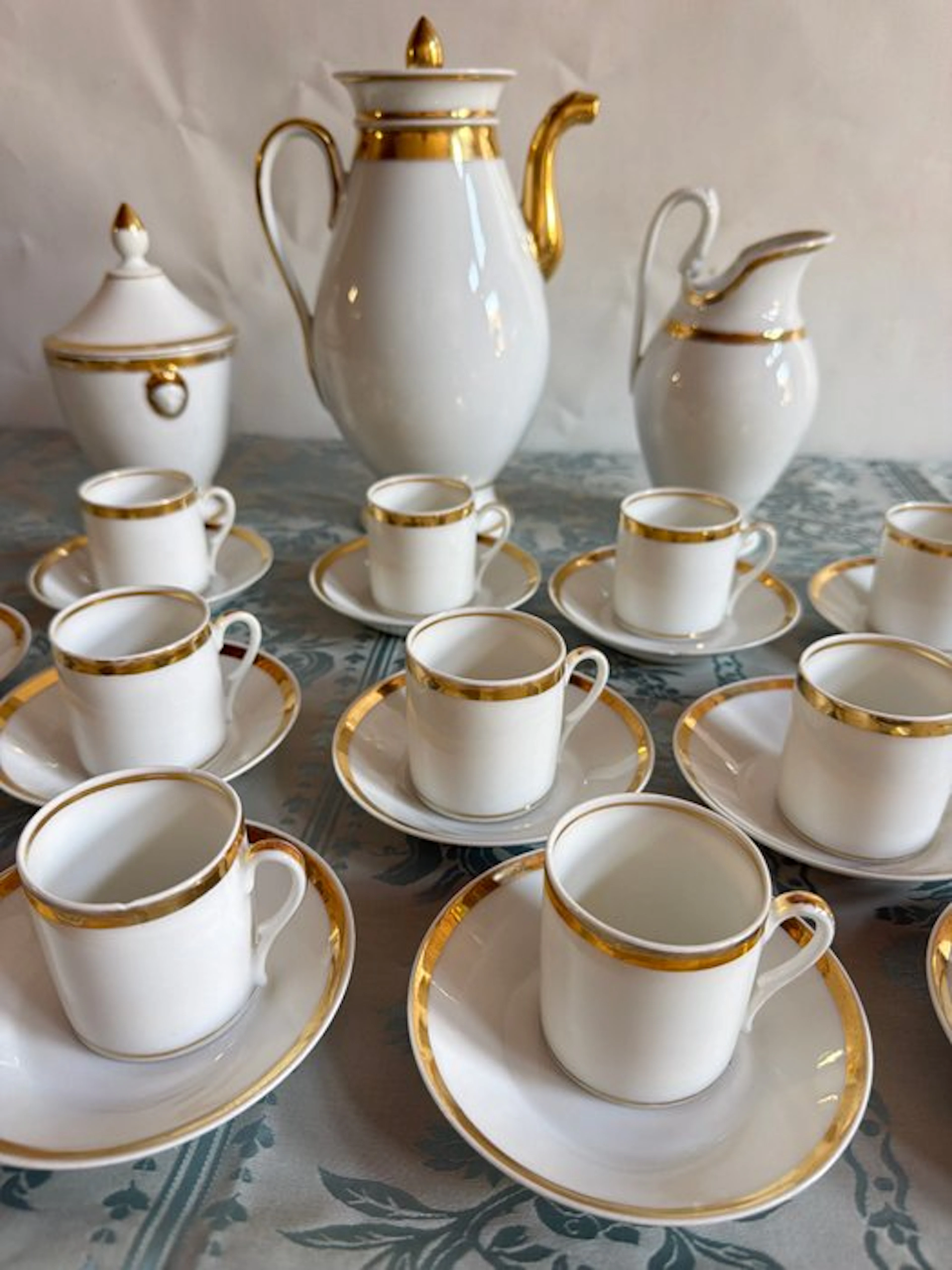 Porcelaine de Paris - Coffee set (29) - Old Paris - Elegance