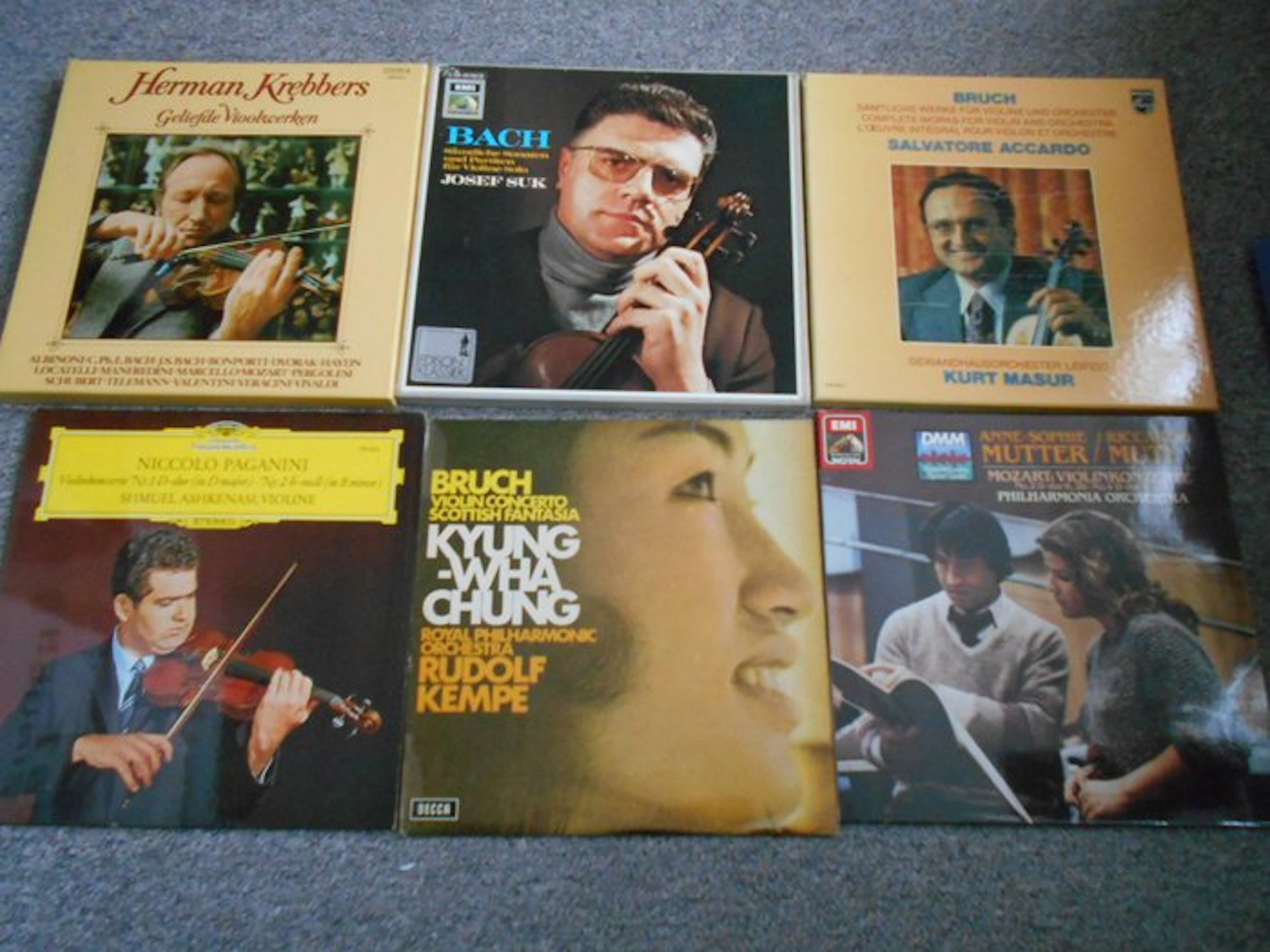 Various Violonists - Curated Collection: Various classical violin records