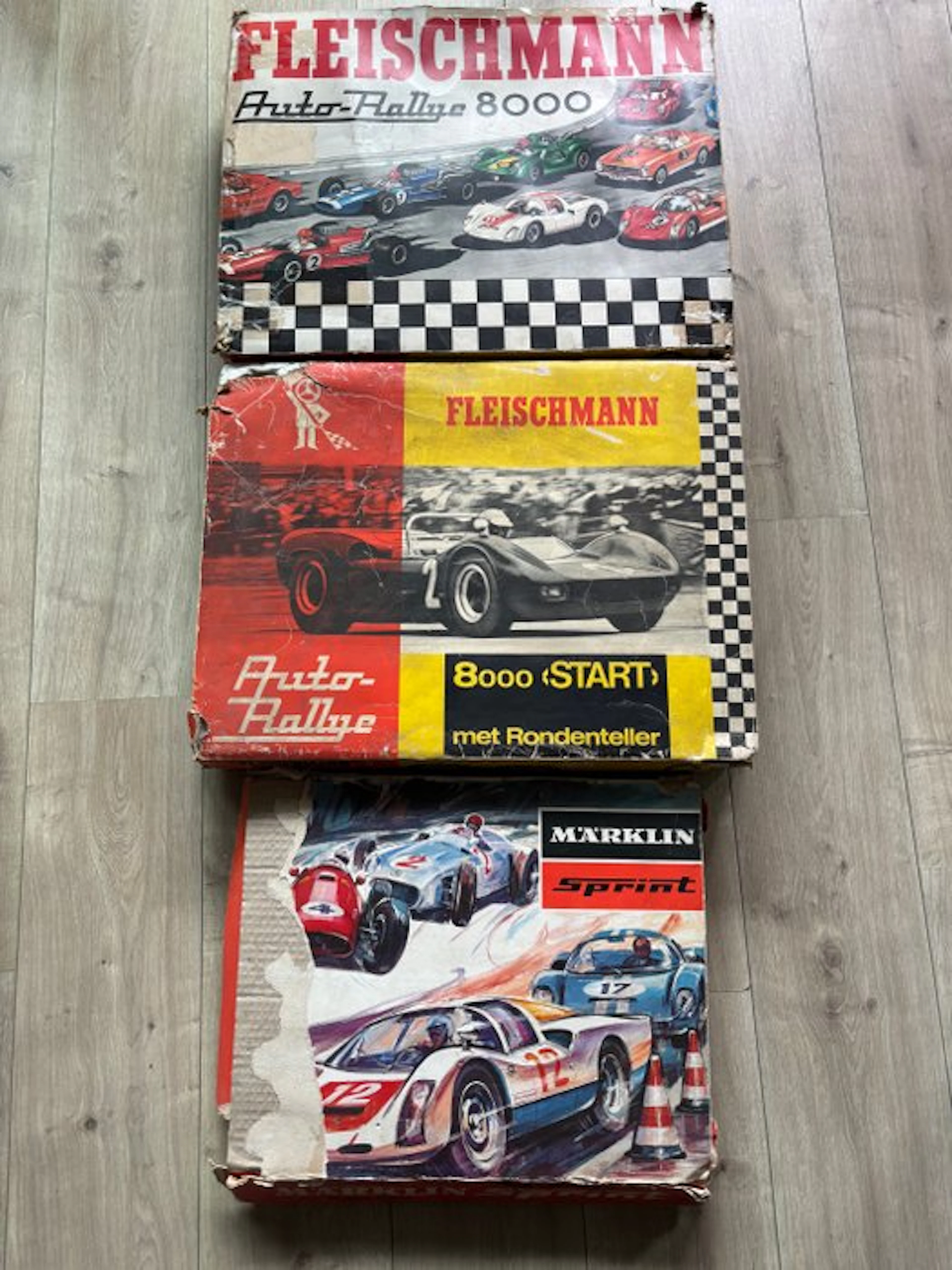 Fleischmann, Märklin - Model race car (3) - racetrack sets