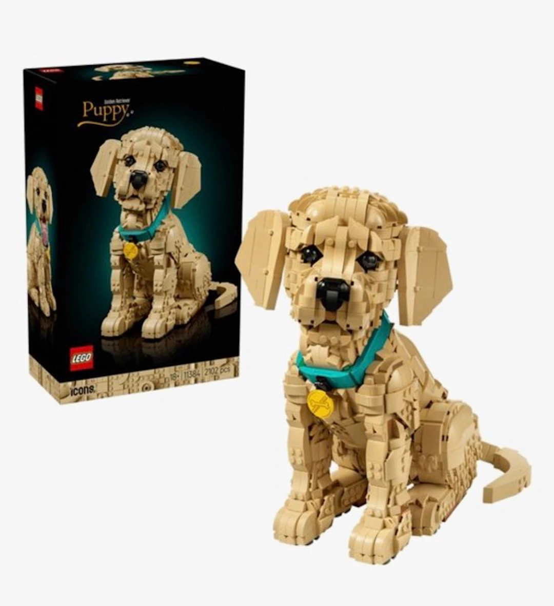 LEGO Set - 11384 - Icons - Golden Retriever Puppy