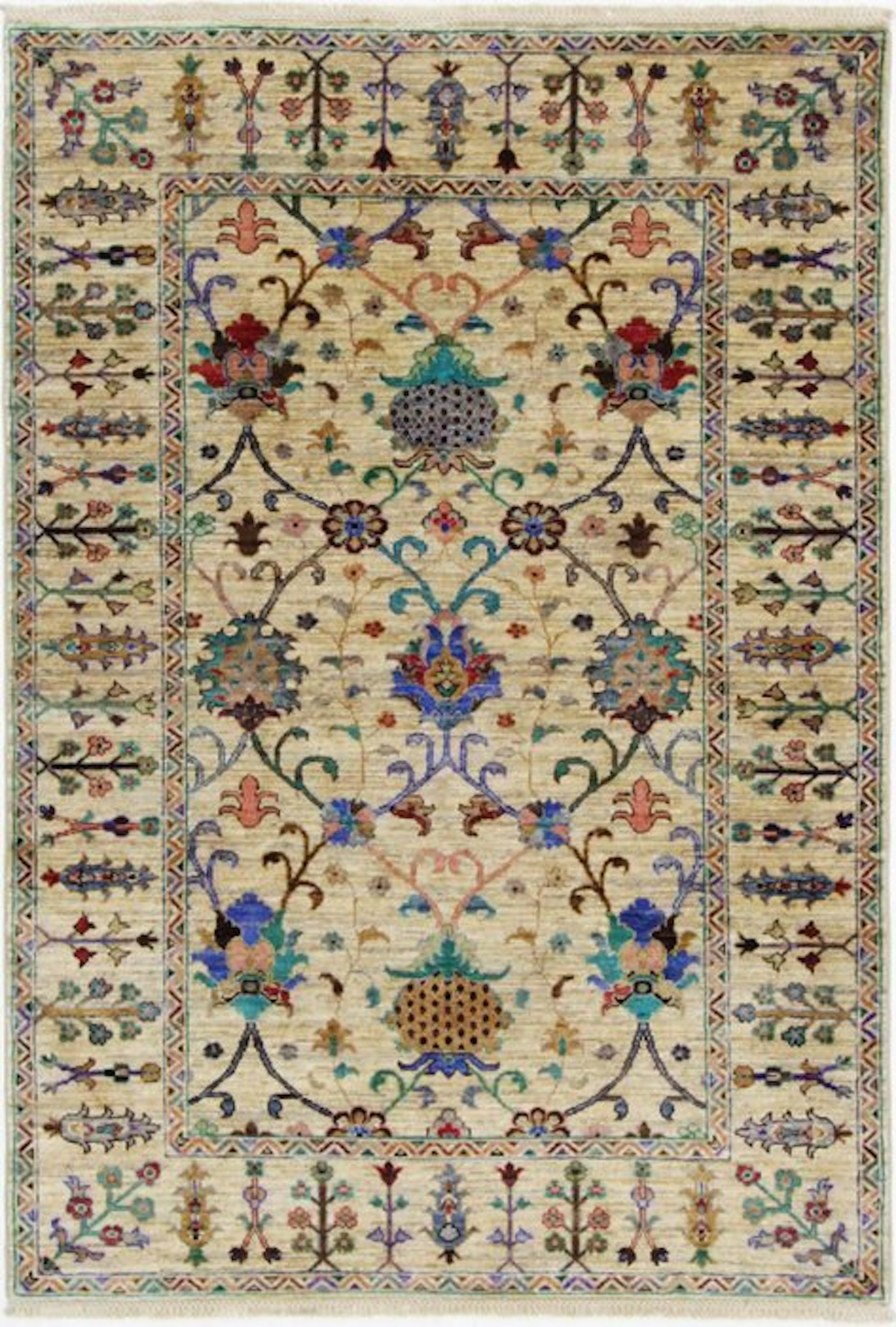 Hand-knotted rug Ziegler Chubi rug