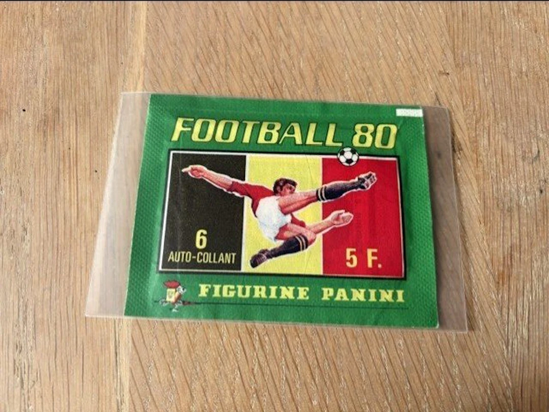 1980 Panini Football 80 Belgium - RARE pochette bustina...