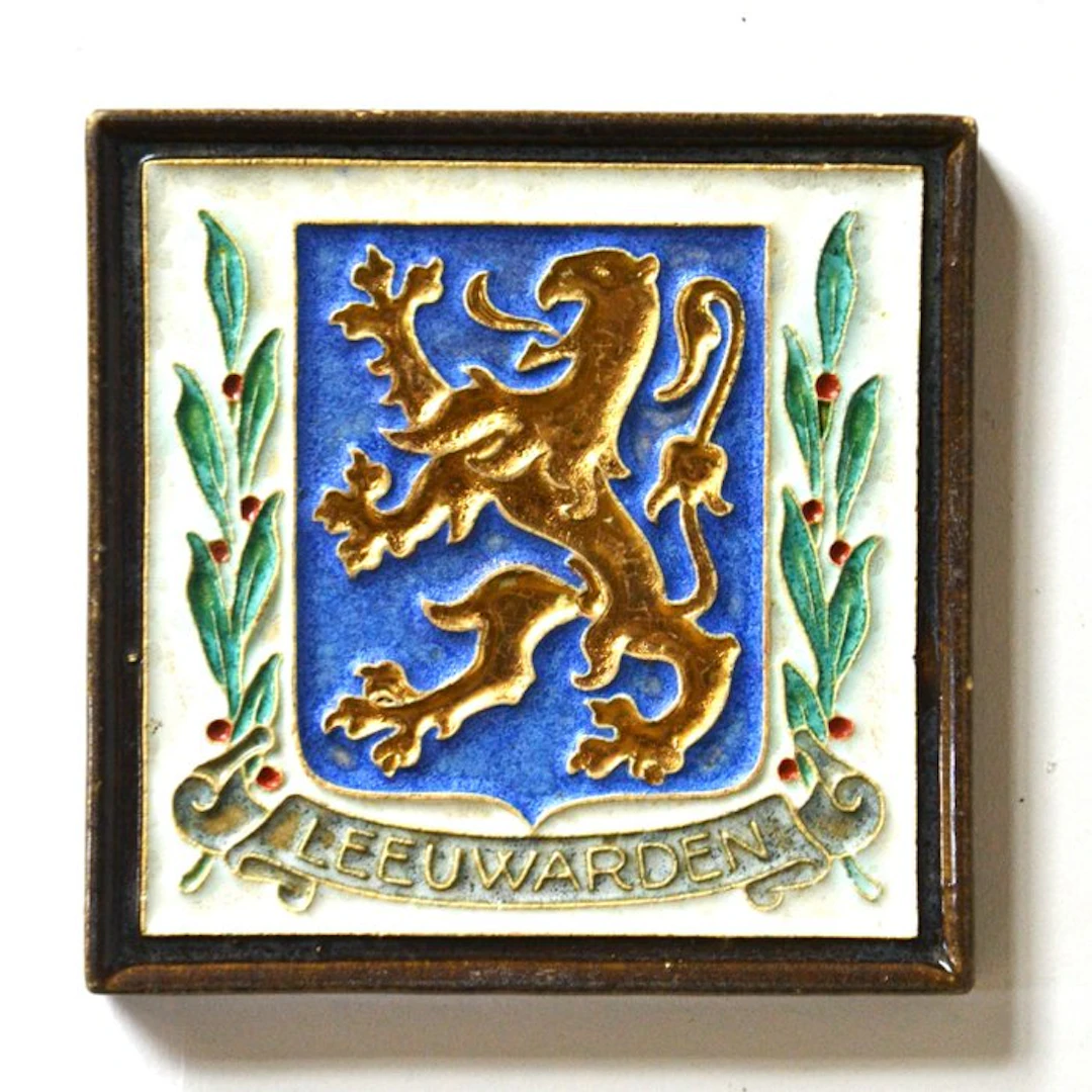 Tile - De Porceleyne Fles, Delft - 1920-1930 - Leeuwarden