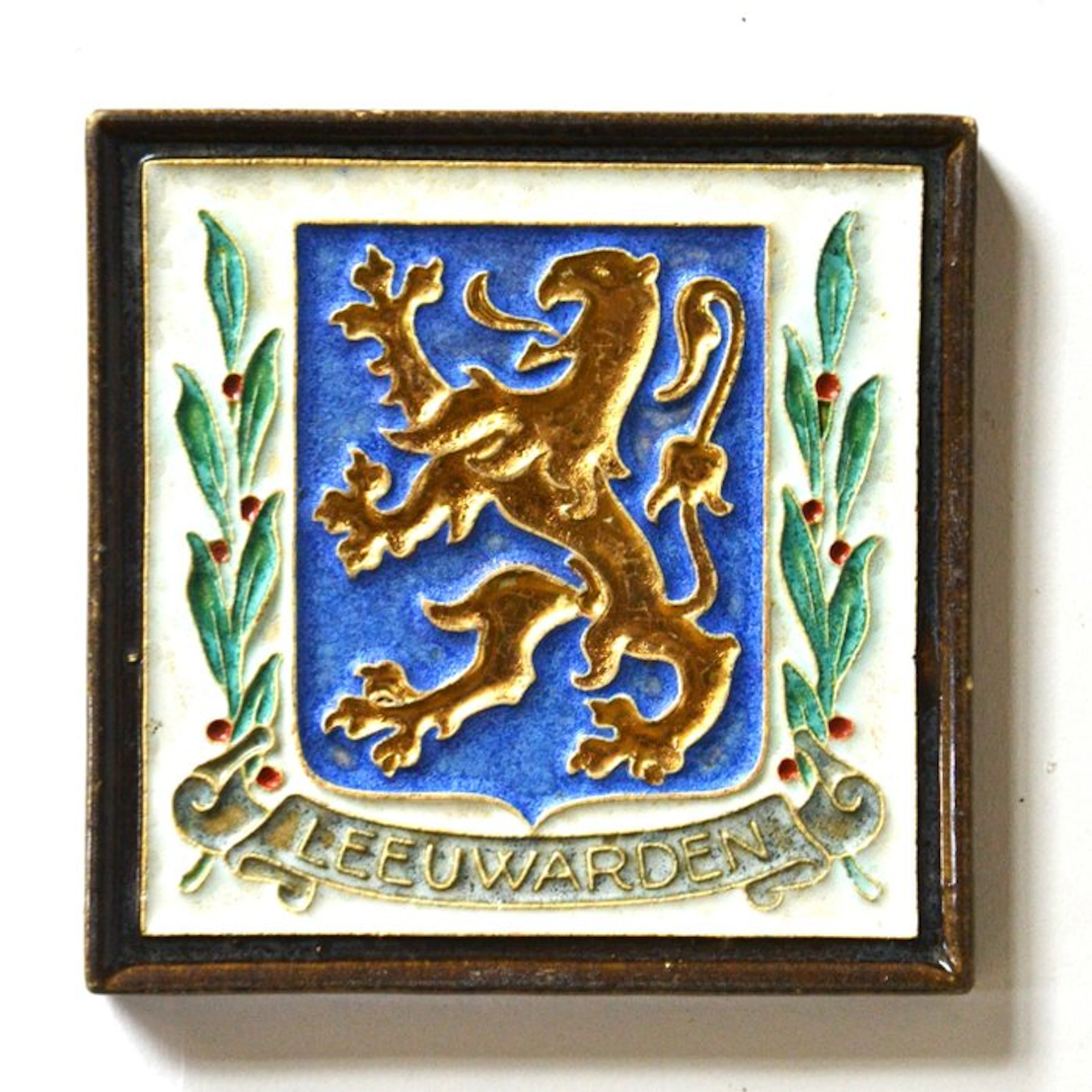 Tile - De Porceleyne Fles, Delft - 1920-1930 - Leeuwarden