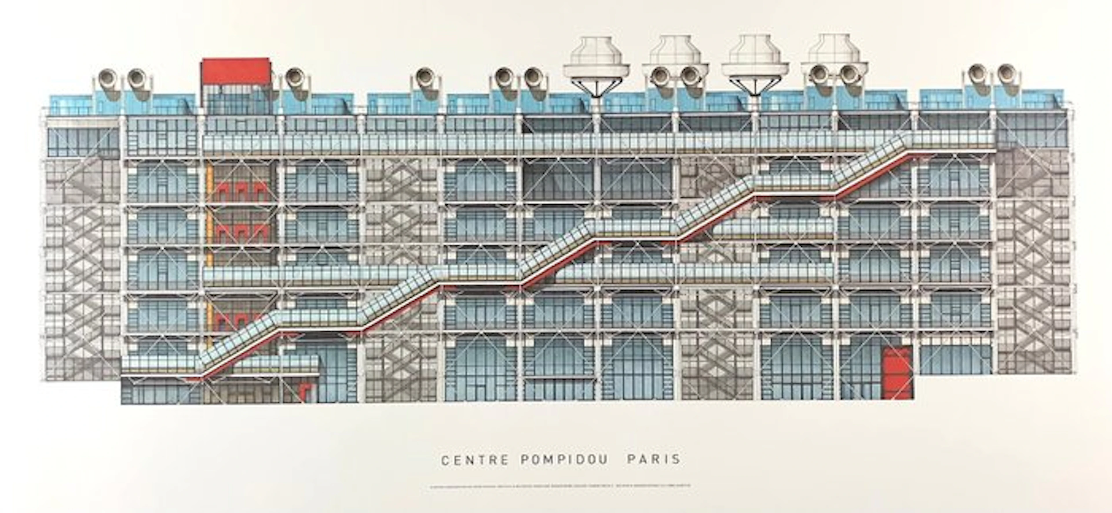 Renzo Piano (after) - Centre Pompidou Paris 1977