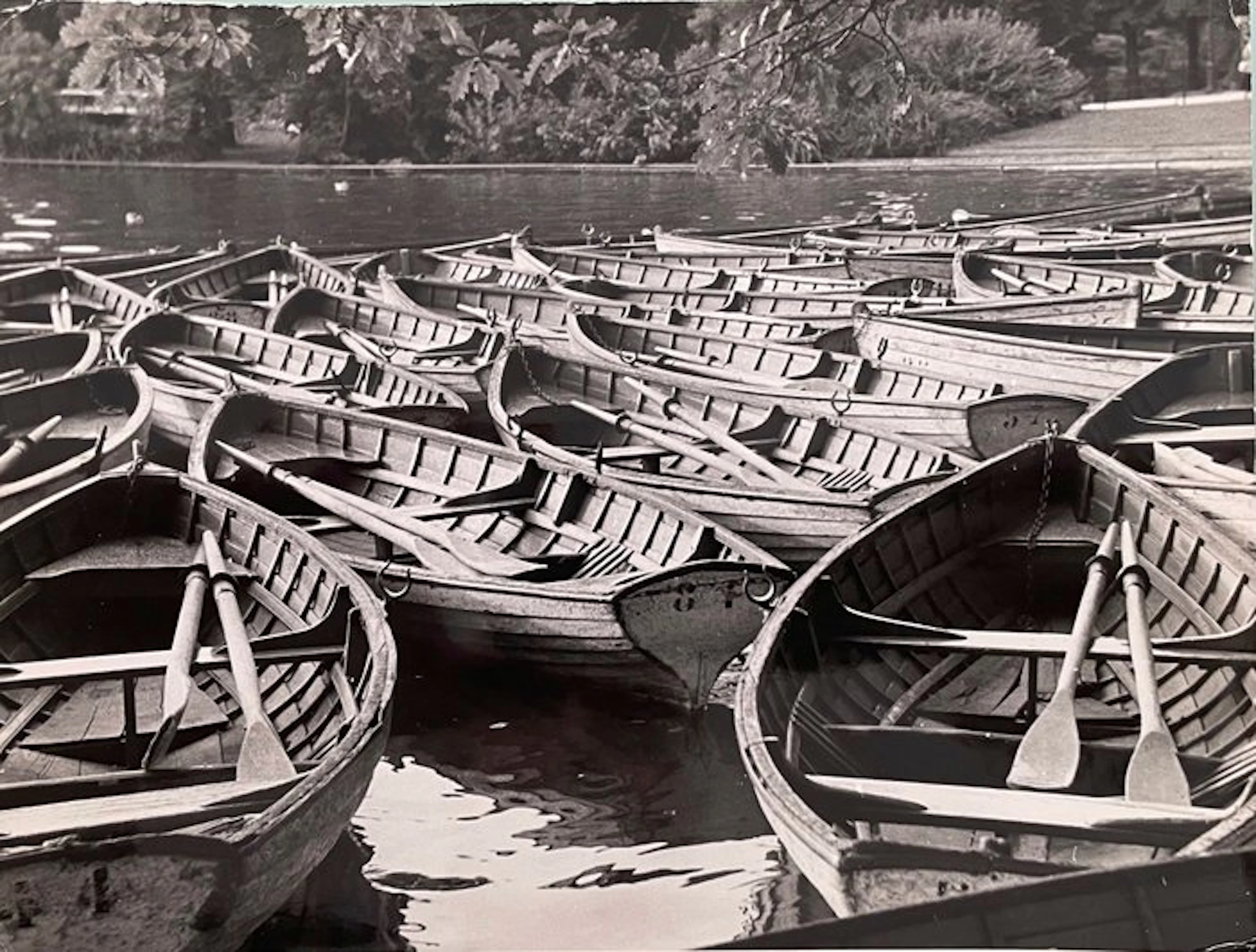 Jean Ribiere (1922 - 1989) - Au bois de Boulogne