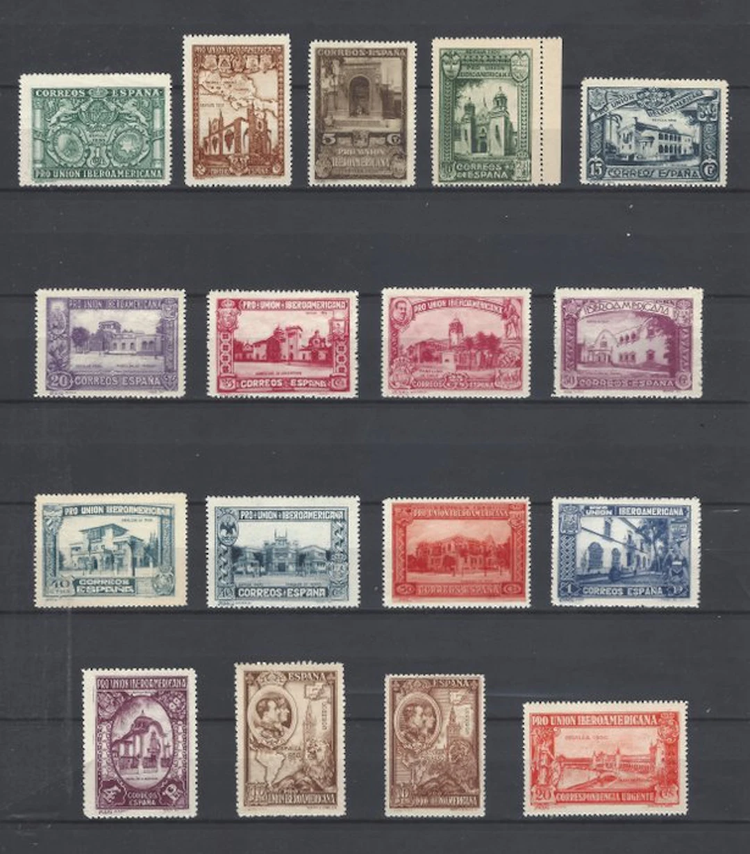Spain 1930 - Iberoamericana—well centered - Edifil 566/582