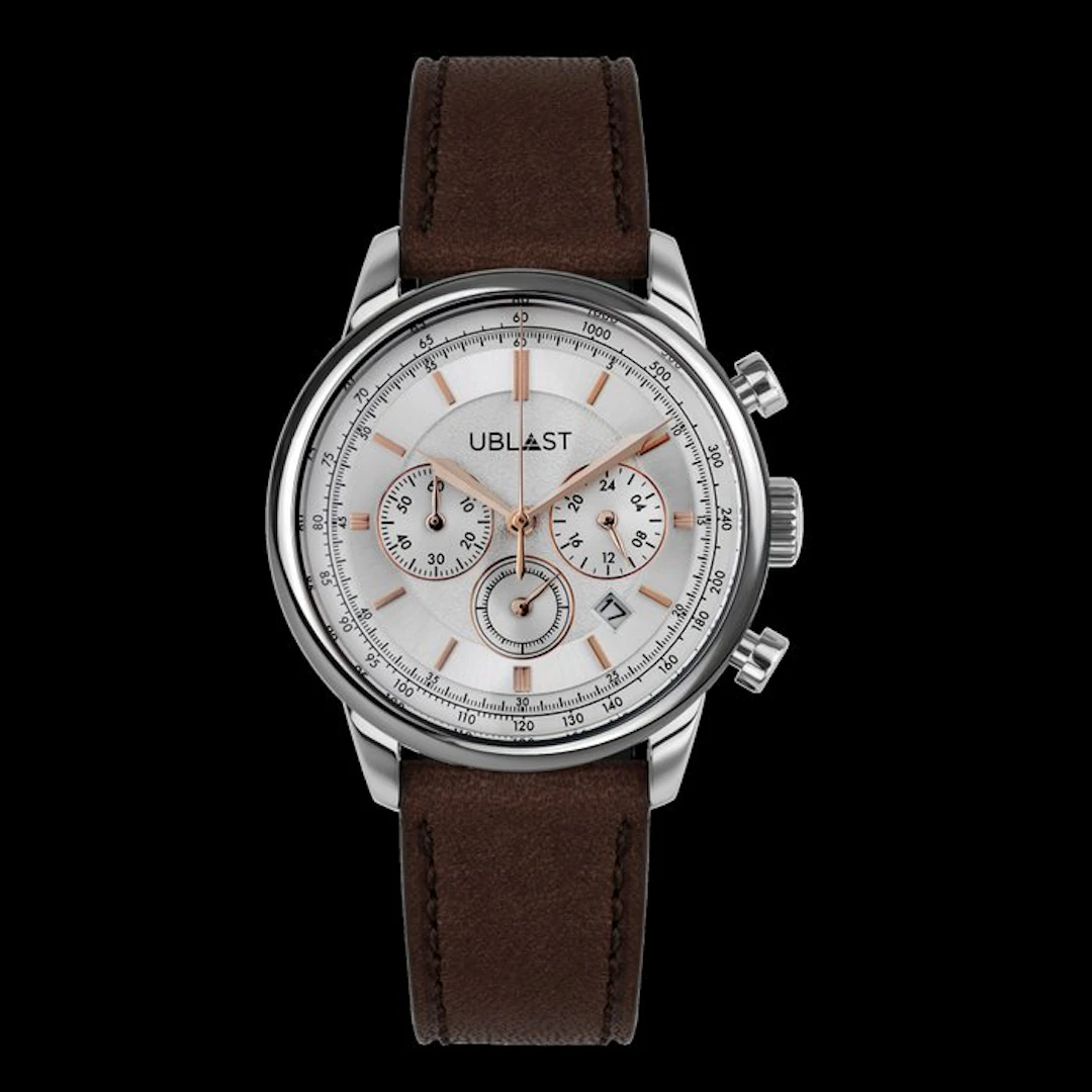 Ublast - Noble Chronograph - Sapphire Glass - REF.UBNOB40SV - Ltd