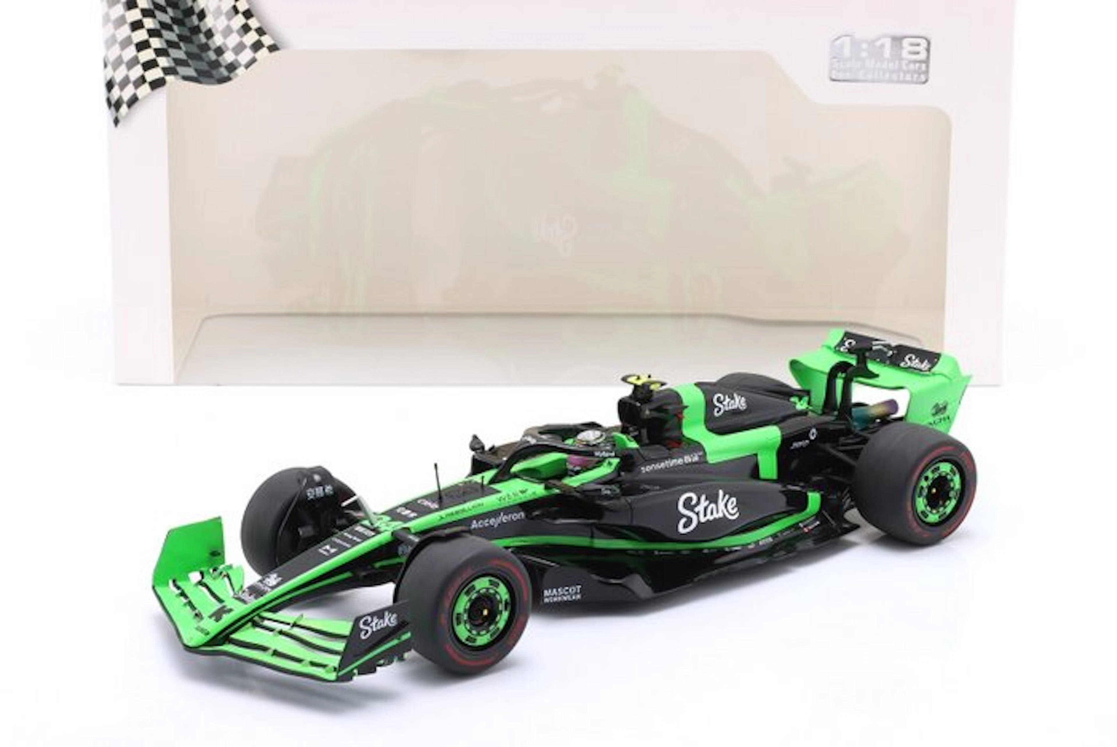 Solido 1:18 - Model race car - Kick Sauber F1 Team C44 #24 GP Bahrain 2024 - Z