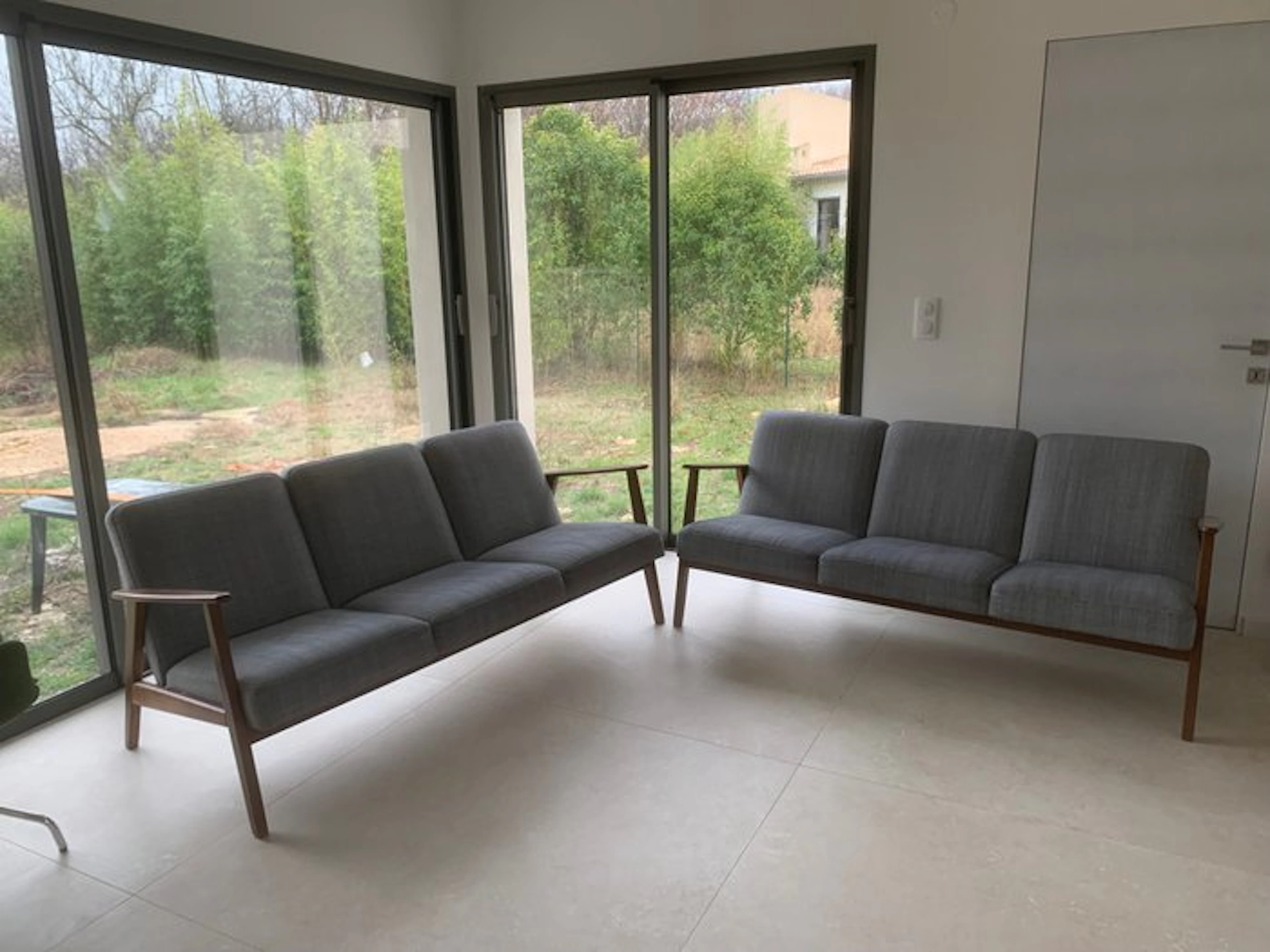 IKEA - Sofa (2) - Ekenaset - Cotton, Oak