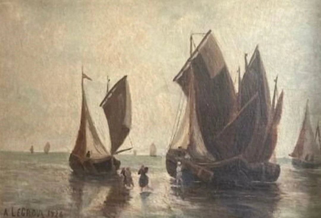 French school (XX) - Retour de pêche